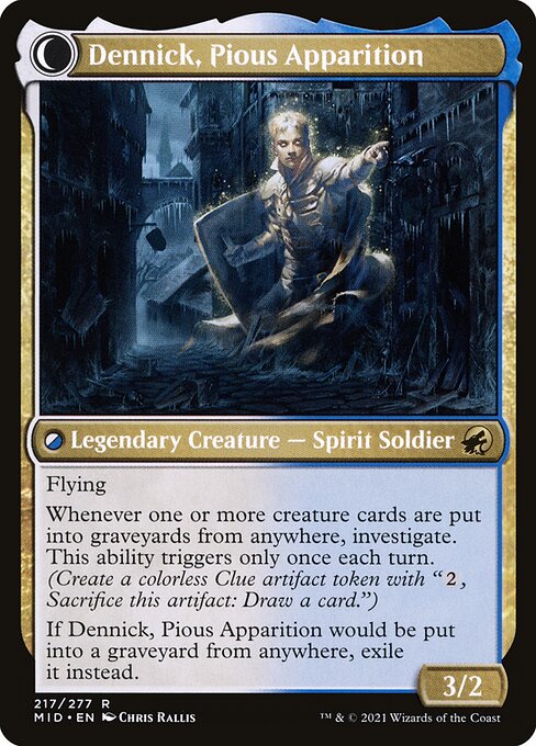 Dennick, Pious Apparition (back)