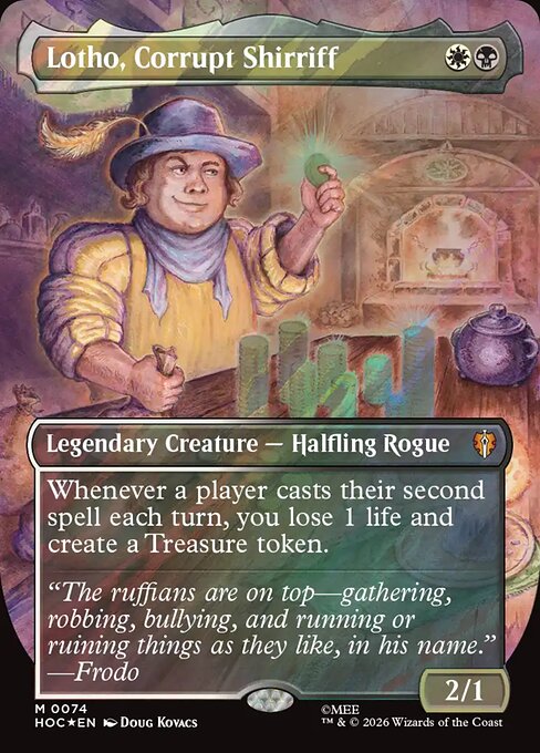 Lotho, Corrupt Shirriff