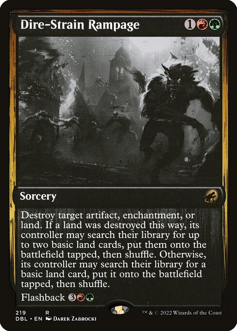 Dire-Strain Rampage - Nonfoil