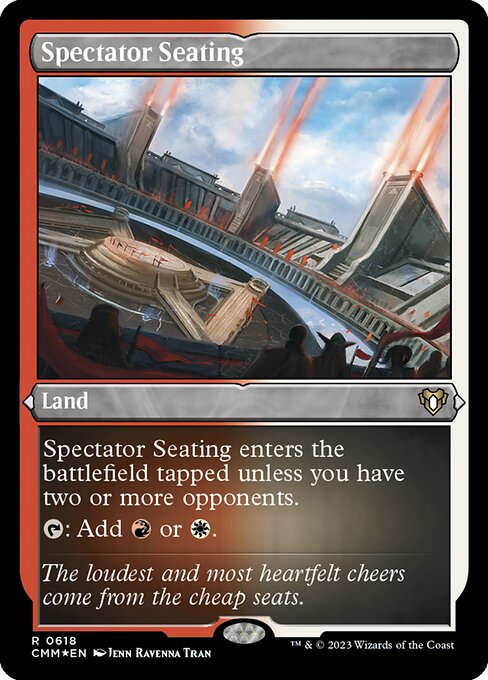 Spectator Seating - Etched