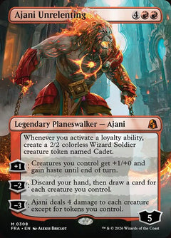 Ajani Unrelenting (Borderless)