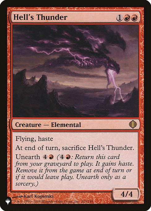 Hell's Thunder - Nonfoil