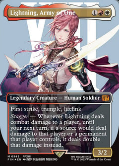 Lightning, Army of One (Borderless - Surge Foil)