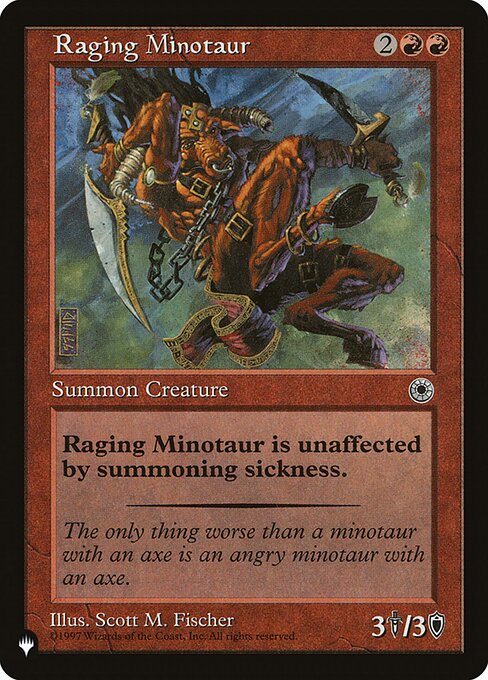 Raging Minotaur - Nonfoil