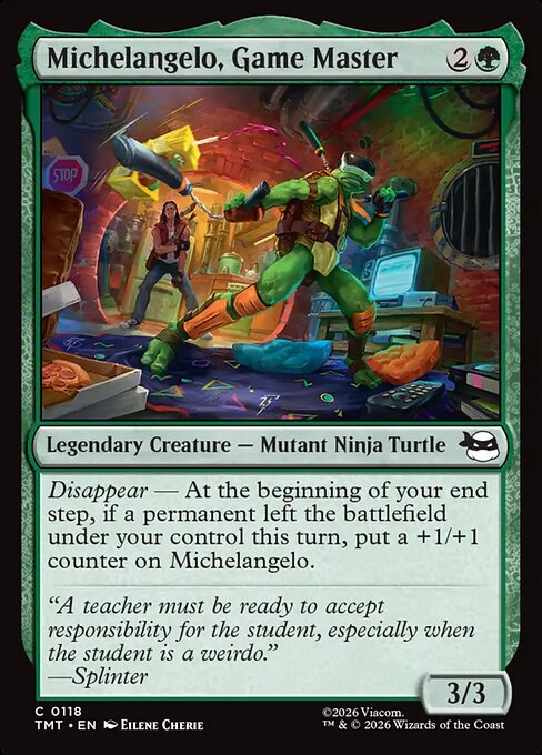 Michelangelo, Game Master - Nonfoil