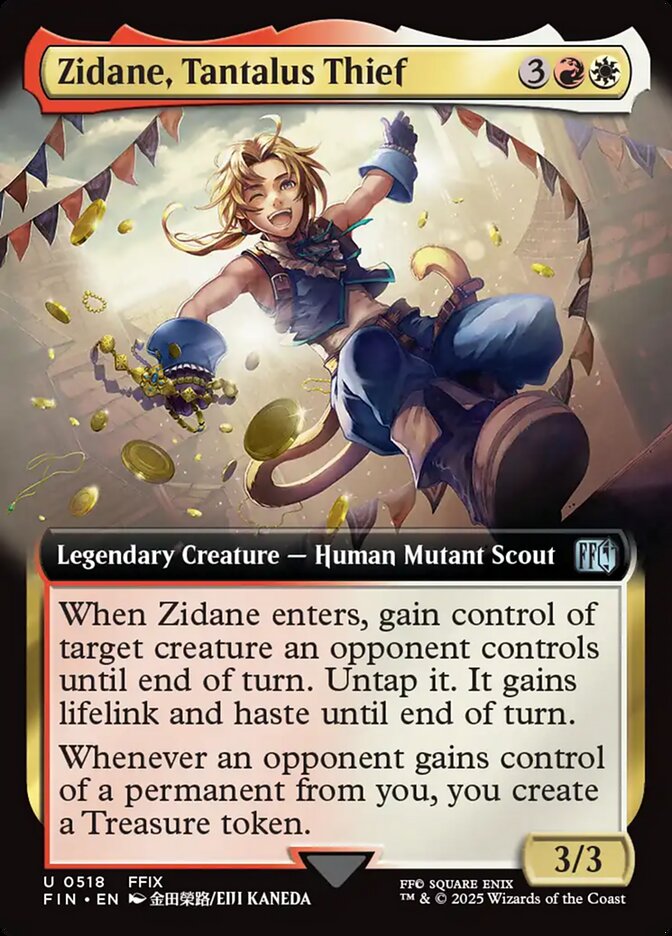 Zidane, Tantalus Thief (Extended Art)