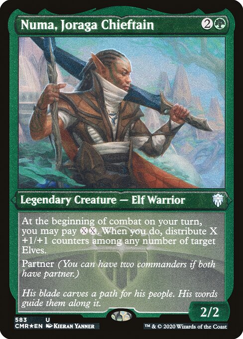 Numa, Joraga Chieftain - Etched
