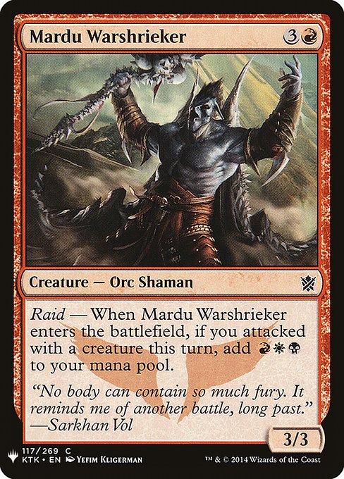 Mardu Warshrieker - Nonfoil
