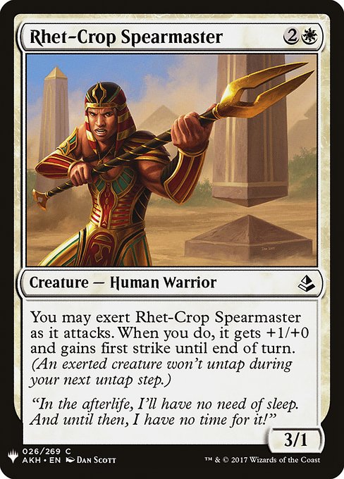 Rhet-Crop Spearmaster - Nonfoil