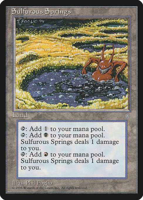 Sulfurous Springs - Nonfoil