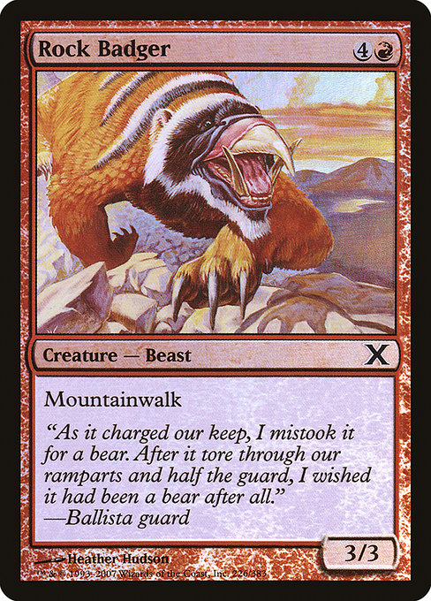 Rock Badger - Foil
