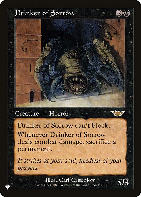Drinker of Sorrow - Nonfoil