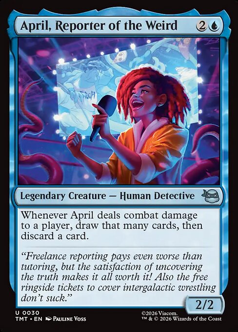 April, Reporter of the Weird - Nonfoil