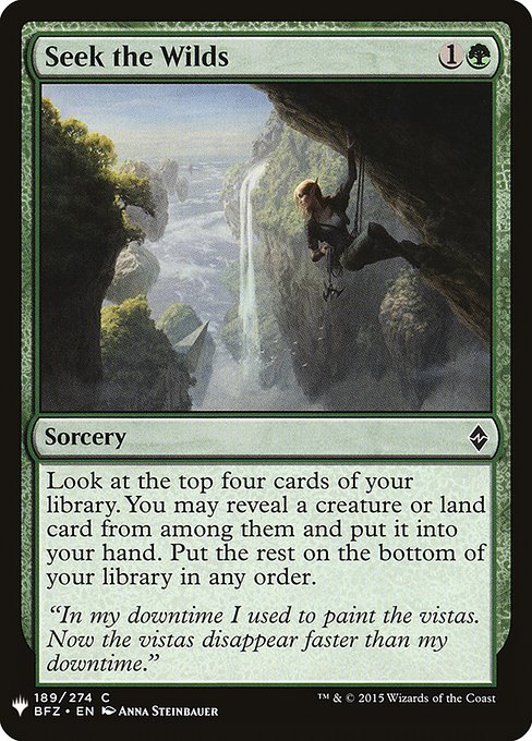 Seek the Wilds - Nonfoil
