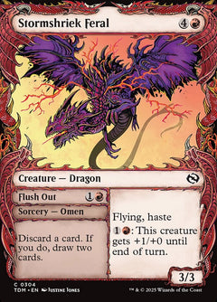 Stormshriek Feral // Flush Out (Draconic Showcase)