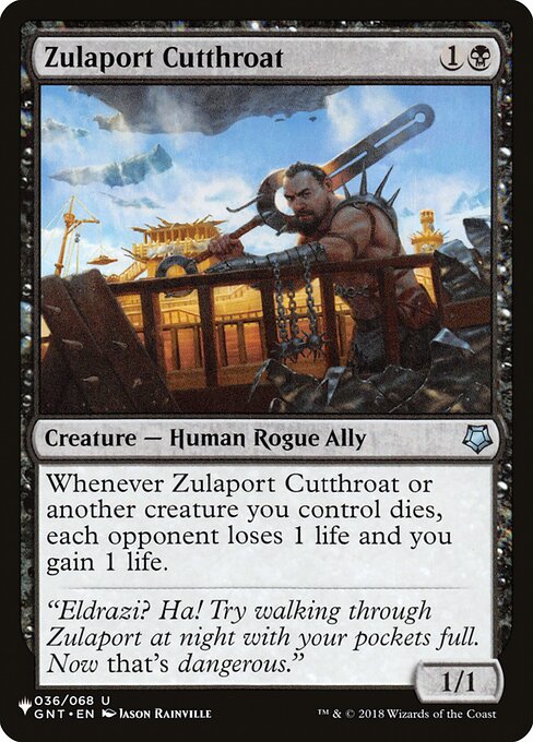 Zulaport Cutthroat - Nonfoil