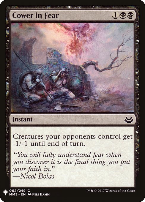 Cower in Fear - Nonfoil