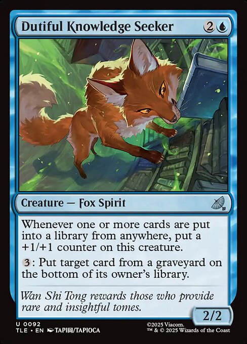 Dutiful Knowledge Seeker - Nonfoil