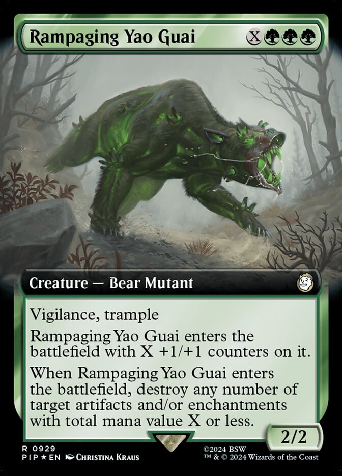 Rampaging Yao Guai (Extended Art - Surge Foil)