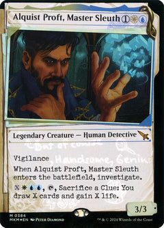 Alquist Proft, Master Sleuth (Invisible Ink Showcase)