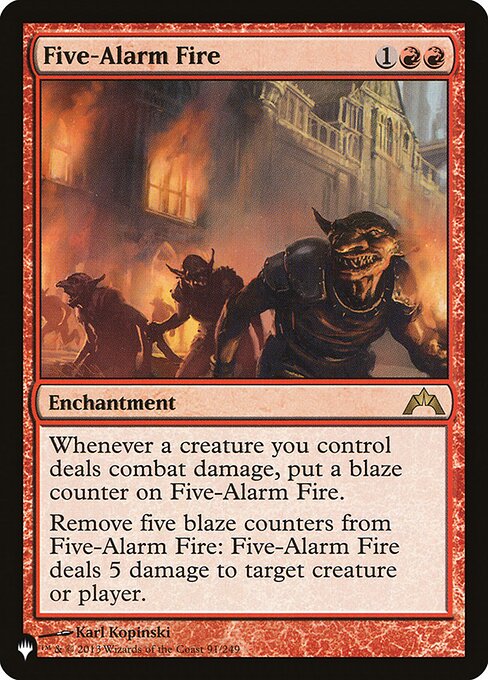 Five-Alarm Fire - Nonfoil