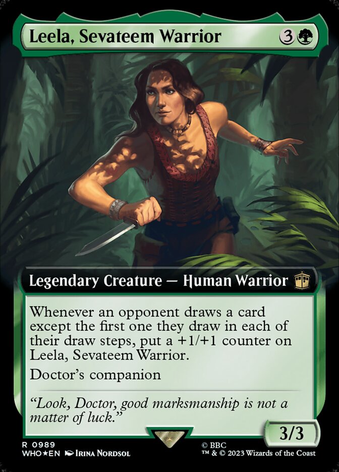 Leela, Sevateem Warrior (Extended Art - Surge Foil)