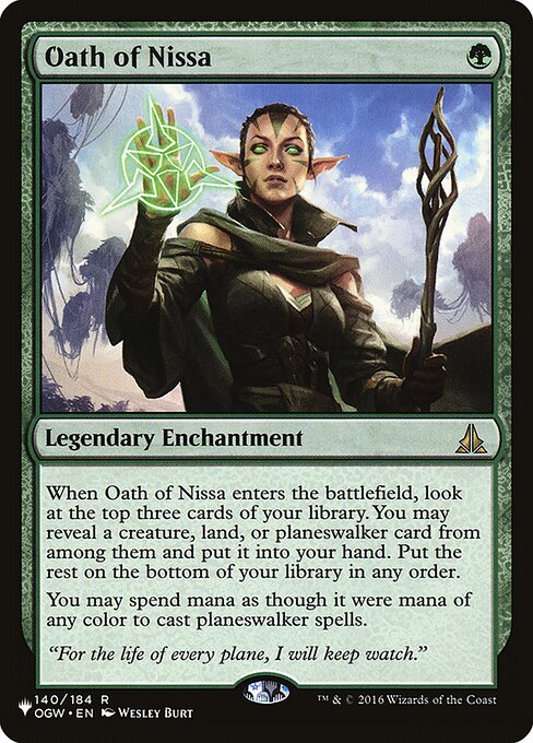 Oath of Nissa - Nonfoil