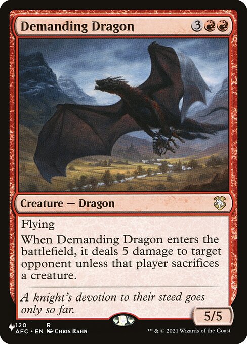 Demanding Dragon - Nonfoil