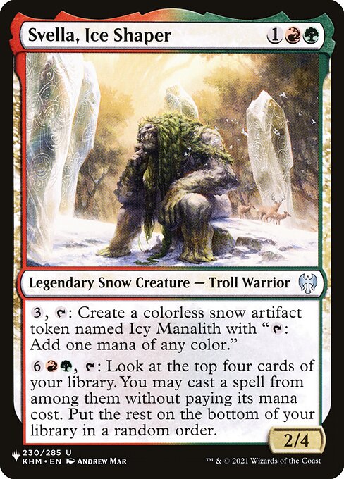 Svella, Ice Shaper - Nonfoil