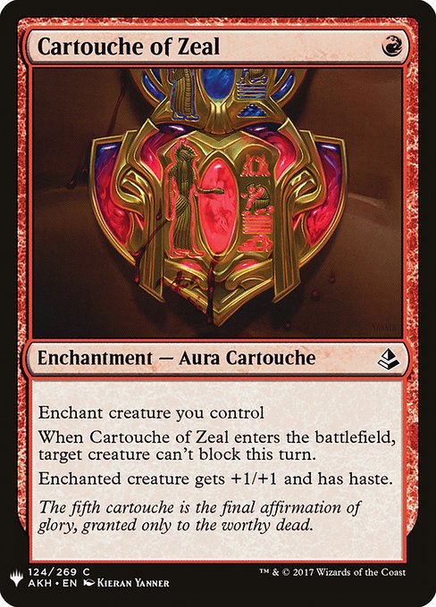 Cartouche of Zeal - Nonfoil