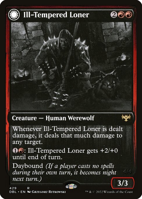 Ill-Tempered Loner // Howlpack Avenger - Nonfoil