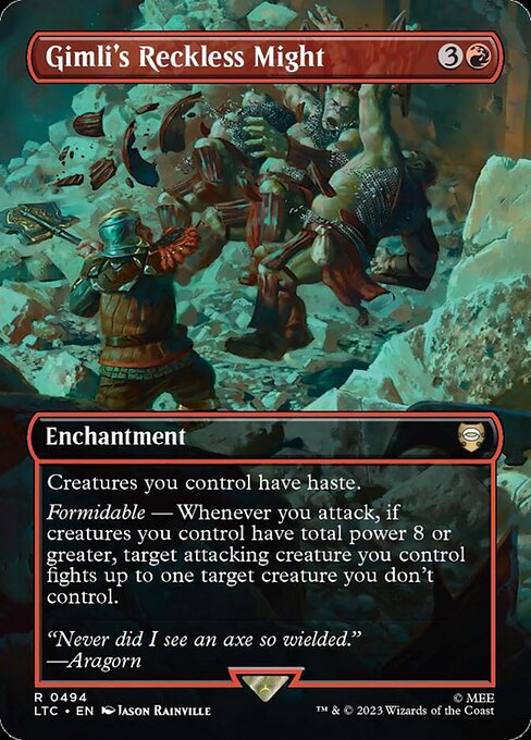 Gimli's Reckless Might - Nonfoil