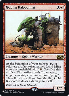 Goblin Kaboomist (M15-144)