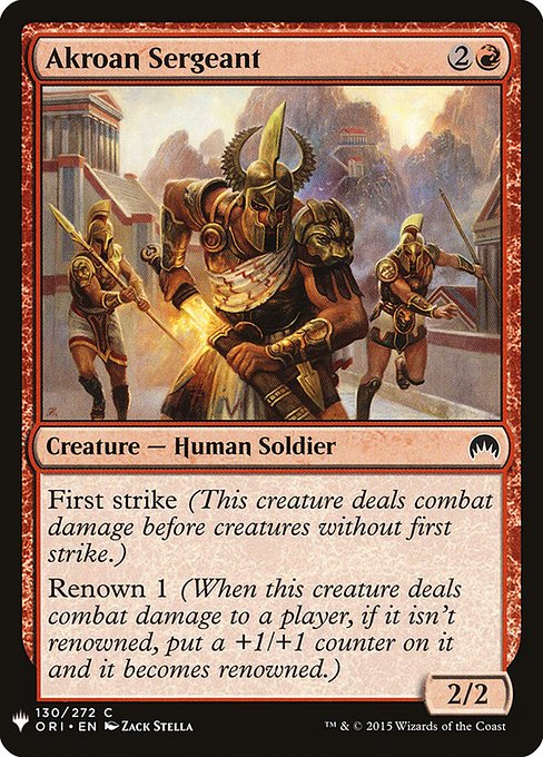 Akroan Sergeant - Nonfoil