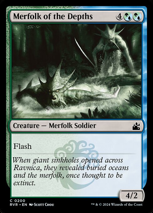 Merfolk of the Depths - Nonfoil