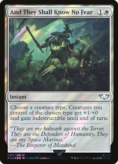 And They Shall Know No Fear (Surge Foil)