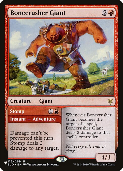 Bonecrusher Giant // Stomp - Nonfoil