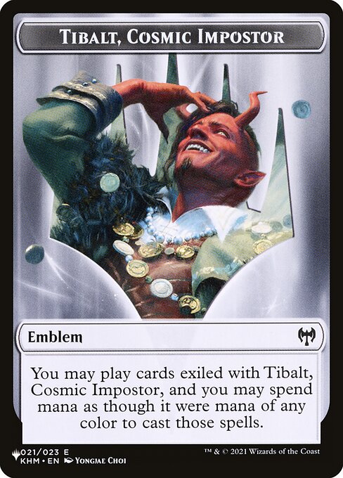 Tibalt, Cosmic Impostor Emblem - Nonfoil