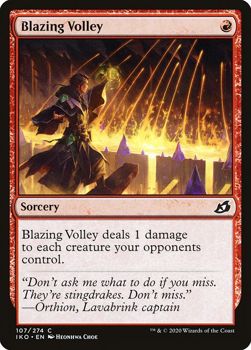 Blazing Volley - Nonfoil