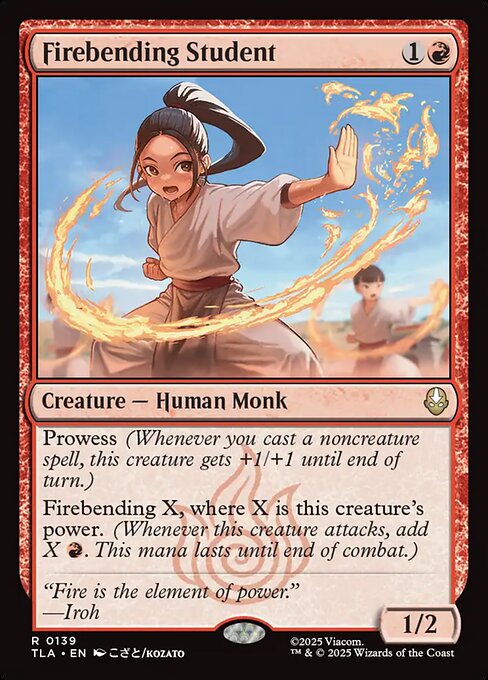 Firebending Student - Nonfoil