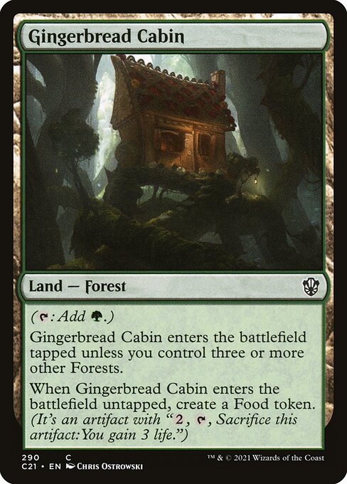 Gingerbread Cabin - Nonfoil