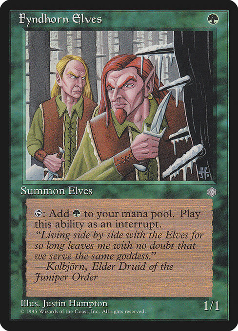 Fyndhorn Elves - Nonfoil