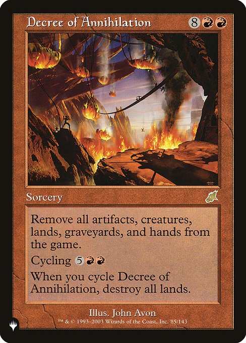 Decree of Annihilation - Nonfoil