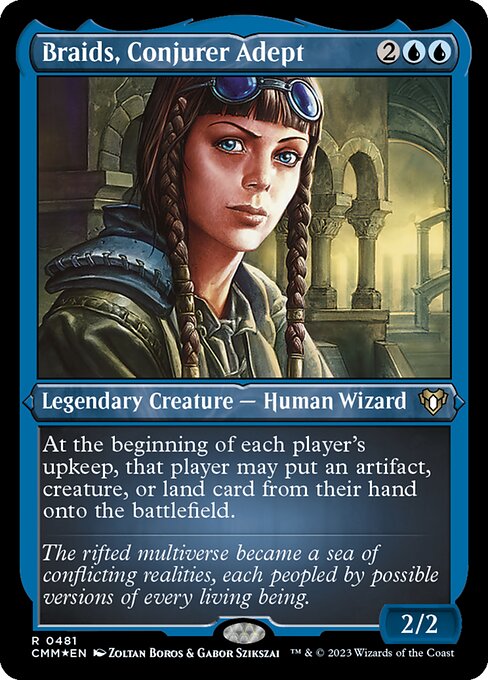 Braids, Conjurer Adept - Etched