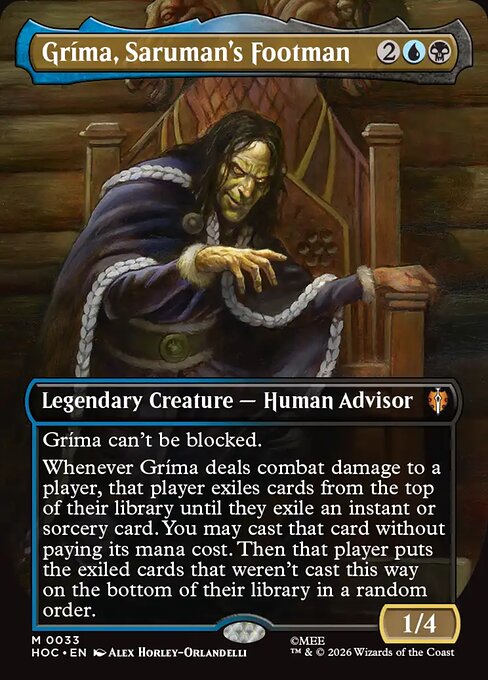 Gríma, Saruman's Footman