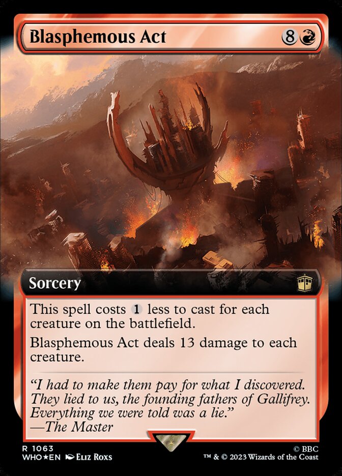 Blasphemous Act (Extended Art - Surge Foil)