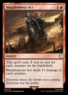 Blasphemous Act (Surge Foil)