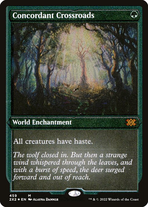Concordant Crossroads - Etched