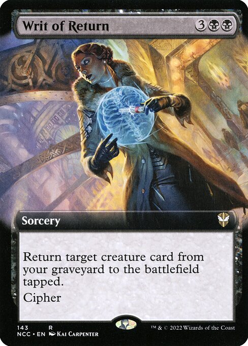 Writ of Return - Nonfoil