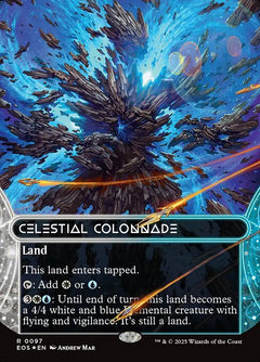 Celestial Colonnade (Borderless - Galaxy Foil)